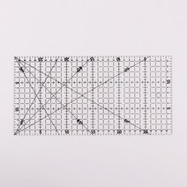 건축 제도 용품 1PC 300mm x 15cm 패치 워크 눈금자 퀼트 고급 아크릴 소재 투명 규모 학교 제도 용품, 한개옵션0