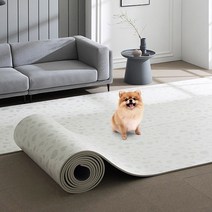 휴팡 15T PVC 셀프 롤매트 강아지매트 미끄럼방지 슬개골보호 애견매트 140cm * 10m, 마블 테라조, 140cm * 10m(+테이프+칼)