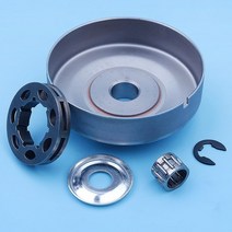 가드닝공구 3/8 "Stihl MS261 용 클러치 드럼 림 스프로킷 키트 026 024 MS 전기 톱 소형 7 스플라인, 한개옵션0