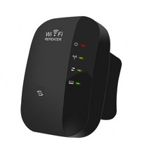 무선 와이파이 리피터 와이파이 범위 익스텐더 라우터 와이파이 신호 증폭기 300mbps 와이파이 부스터 2.4g 와이파이 울트라부스트 액세스 포인트, EU 플러그, 검은 색