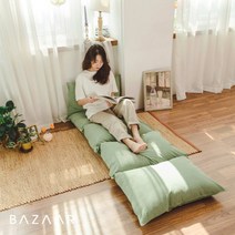 [바자르] 코지 소프트 멀티 쿠션 세트 (5단), 색상:핑크