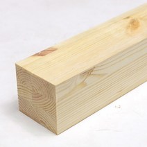 아이베란다 레드파인 각재 60x60mm 각목 나무 목재 목공소 원목재단, 2400mm