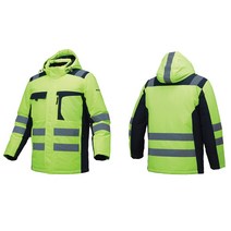 지벤 겨울작업복 ZB-JP2056 형광 패딩점퍼 바지 야간작업복 안전작업복 방수방풍 발열안감, 1개