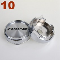 휠 센터캡 자동차 휠 스포츠 림 캡 62MM 클립 직경 중앙 캡 광선 볼크 레이싱 로고 스티커 휠 커버 허브, 10 10