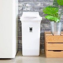 캡틴 분리수거함 60L 1P, 화이트, 1개
