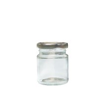 미니유리병 60ml 소분쨈병 미니원형80 1박스 70개입, 블랙