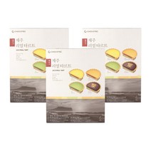 제주 리얼 타르트 6개입 x 3박스 한라봉 천혜향 우도땅콩 녹차 파이 쿠키 과자 제주도 여행 기념, 제주리얼타르트(6개입), 3개