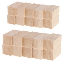 QDY 20Pcs 발사 나무 블록 DIY 모델링 공예 소나무 나무 재료, 우드 + 우드