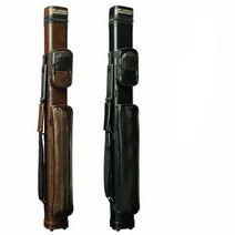 큐대케이스 당구큐가방 5홀 큐 배럴 큐대 2개 수납, 초콜릿 색상 5홀(큐대 2개 수납 가능)