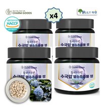 수국잎 열수 추출물 정 AMPK 효소 활성 효능 수국잎 복합 뷰티 프로틴 120정 선택구성 1통-5통, 4병
