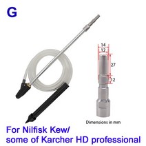 고압 와셔 샌드 블라스팅 키트 습식 블래스터 랜스 노즐 Karcher Huter 인terskol Lav또는 Parkside, Nilfisk-Kew를 위해