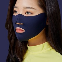 네이팡 UV 자외선차단 스포츠 골프 등산 낚시 자전거 야외활동 마스크 FACE가드 페이스커버, 다크네이비