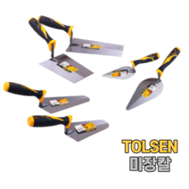 TOLSEN 툴센 툴쎈 미장칼 FRP 사각 6인치 8인치 160mm 200mm 흙손 미장 흙칼 고대 바닥, NO.41056 미장칼 160MM, 1개