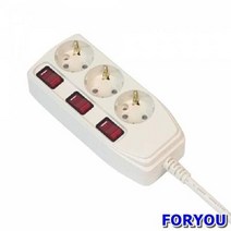 ForU578 써보니 3구 접지개별스위치멀티탭 M 박스 15개 멀티탭 가전용품 전기용품
