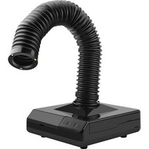 탁상형 소형 국소배기장치 납땜 연기 필터 청정기, 탁상용 흡연 장치 [빅 윈드] 화이트