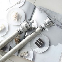 [천삼백케이] [러빈코티지] 커튼봉 (지름2.5cm) -16자(180-480cm), 화이트 15자(180-450cm)