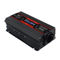 녹원LVYUAN 차량용 캠핑용 자동차 인버터 1200W-2000W 12V 24V 220V 수정사인파 인버터, 1200W~2000W, 블랙