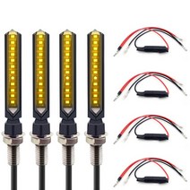 LED 오토바이 방향 지시등 혼다 xr 250 cb 500x transalp 650 dax vfr800 nc 700s 400 sf 실버 윙, 06 ZXD-006-HUA-4PCS-000