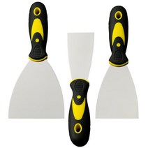 퍼티헤라 퍼티나이프 스테인레스 스틸 퍼티 나이프 스크레이퍼 주걱 긁는 퍼티 화가 페인트 도구 석고 삽 청소 주걱 건설 도구, 삼