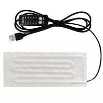 방한용발패드 동상보호발용품 발보온난로 수족냉증 전기발난로 가정용 발보온기USB 발열 와이어 매트 5V, 01 white