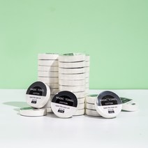 일회용 코인 샤워 타올, 화이트, 30개입, 1개