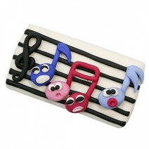 쪼물락비누 비누클레이 음표 비누만들기 1인용