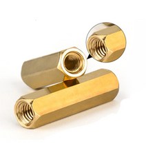 M2.5 황동 육각 서페이서 지지대너트 서포트 너트 지지대 PCB 보드 고정 기둥, 5mm (30개)