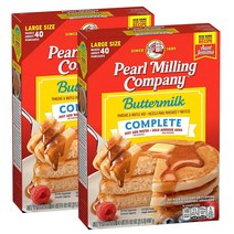 Pearl Milling Company Buttermilk Mix 펄밀링컴퍼니 버터 밀크 팬케이크 와플 믹스 907g 2팩 언트제미마