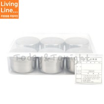 Kitchen 원형 스텐 보존식용기 150g 6개 어린이집 학교 병원 급식 보존용기 보관함, ♡보존식용기 PC사각+스텐원형6P 세트♡, [ 1개 ]
