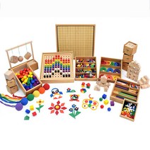 두뇌개발 원목 큰솔 가베교구세트 14종 엔젤 G17369