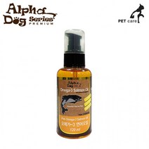 알파독 오메가3 연어 오일 120ml (애완용품)