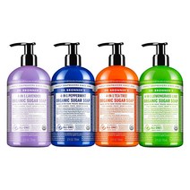 Dr. Bronner s - 유기농 설탕 비누 (12 온스) 손 몸 얼굴 머리카락, 기본