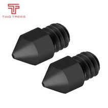 3D 프린터부품 프린터 부품 MK7 MK8 스틸 몰드 슈퍼 하드 노즐 m6 나사산 부식 방지 175mm Ender 3 CR10 PRO 용, 0.5mm+2pcs