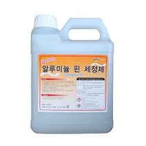 향기나는 알루미늄 핀 세정제 에어컨 컨덴서 에바 히터 핀 클리너 4L