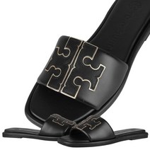 토리버치TORY BURCH 토리버치 더블 T 로고 슬라이드 뮬 샌들 79985 013