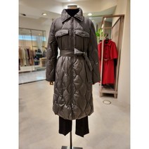 [더 아이잗컬렉션] 카라 누빔 벨트형 덕 다운 패딩코트(CLAE2PD02)