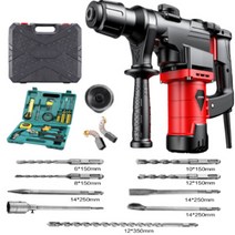 CEOUDA 독일 기술고출력 유선 해머 드릴 뿌레카 전기 쁘레카 파괴 함마, 옵션3 _ 고출력 모델 / 9종류 비트