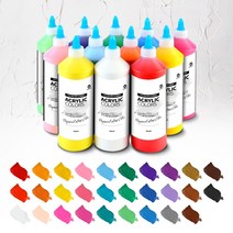 가민 전문가용 아크릴물감 대용량 물감 퍼포먼스미술 미술용품 500ml 29색, 24. 그레이