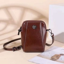 윤휘 소가죽 핸드폰가방 여성 크로스백 미니가방 가죽백 YOONHWI