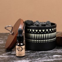 아로마앤코 [아로마코] 느와 스톤 화산석 디퓨저 250g, 라벤더가든