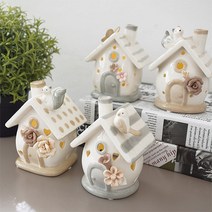 봄인테리어 LED꽃하우스 조명소품 4type 기념일선물 인테리어소품 키덜트 주방소품 여친선물 공부방 신혼집, 고양이