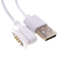 1 조각 자기 PogoPin 커넥터 USB 충전 케이블 3 핀 포고 남성 여성 미터 길이 전원 마그네틱 라인