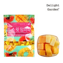 딜라잇가든 [딜라잇가든]냉동 스윗망파파 망고 파인애플 파파야 열대과일 믹스1kg, 1개