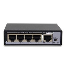 (라이브존 이지비즈 LV-J41P100-60 (PoE허브/4포트/100Mbps 포트/허브/이지비즈/라이브존, 단일 모델명/품번