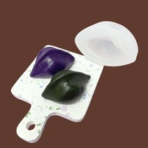 송편 수제몰드 1구 (자체제작) 추석 캔들 만들기 식품인증 비누틀 석고방향제 DIY