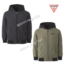 Guess 게스 키즈 아동 후드 자켓 환절기 유아동 바람막이 점퍼 탈부착 후드 재킷 점퍼