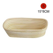 반느통 발효 빵 바구니 깜빠뉴 타원형 천연 등나무 반죽 고리 버들 대량 교정 증명 Banneton, S