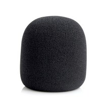 방송 장비 소리 음향 무선 스튜디오 마이크 컬러풀 윈드스크린 윈드실드 레코더 펜 스폰지 ball type cover foam filter for zoom h1 h 1 mic, 검은 색