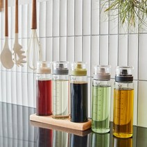 [특가] BEST! 시노글라스 신형 실리콘 오일병 300ml 5p, 300ml 블랙 5p