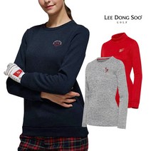 여성 기모 니트 스웨트 골프 티셔츠 LD18NTWWTS